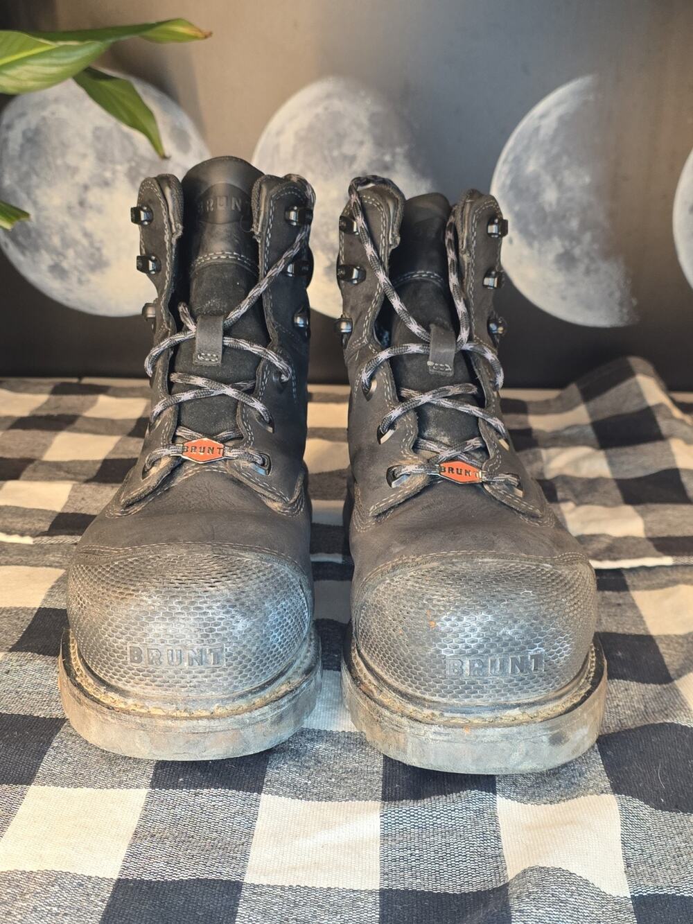 BRUNT MULDER WELTED Water Proof LEATHER WORK BOOTS MEN's 9.5